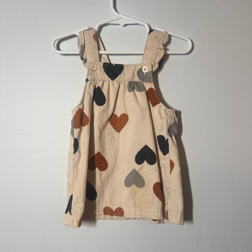 Carter's Cream Corduroy Dress